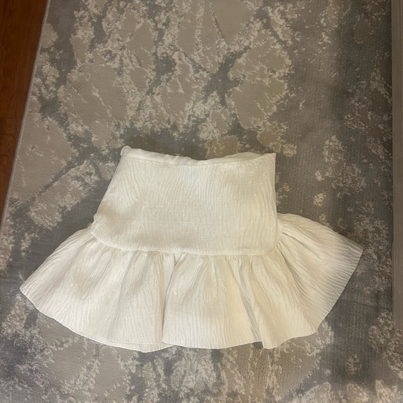 Zara Dresses & Skirts - Zara White Mini Skirt
